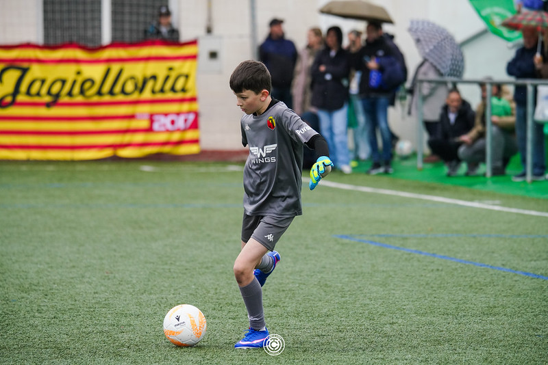 Portero en un partido de Turia Cup