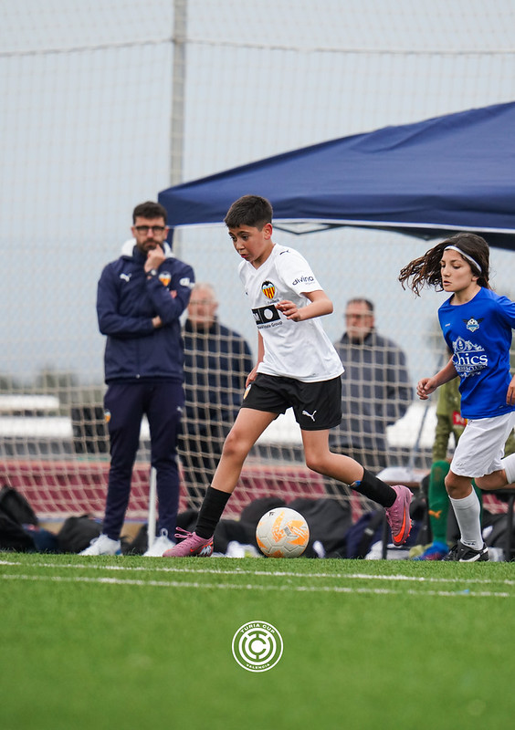 Jugador del Valencia CF en Turia Cup